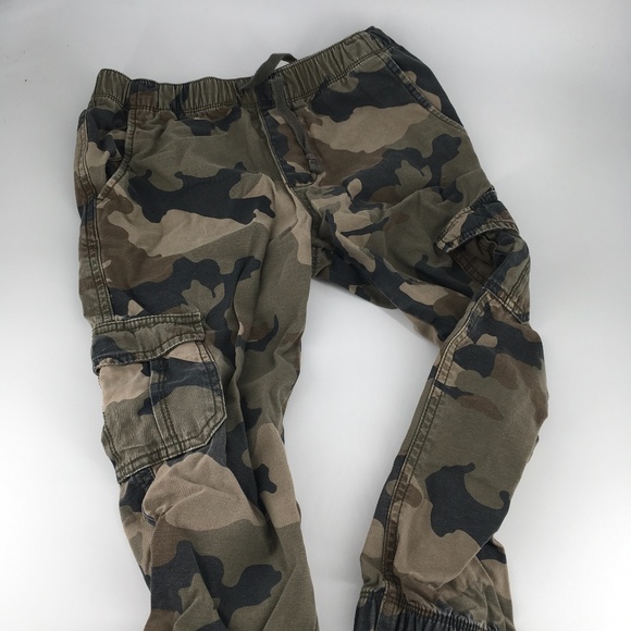 boys husky camo pants
